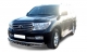 TOYOTA   Land Cruiser 200     2007-2012   Защита переднего бампера тройная с защитой акула  76/60/42